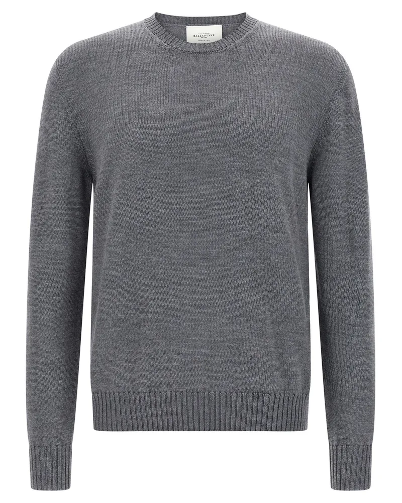 Ballantyne Merino Pullover Gray