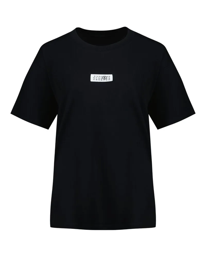 Maison Margiela T-Shirt  Baumwolle Schwarz Black