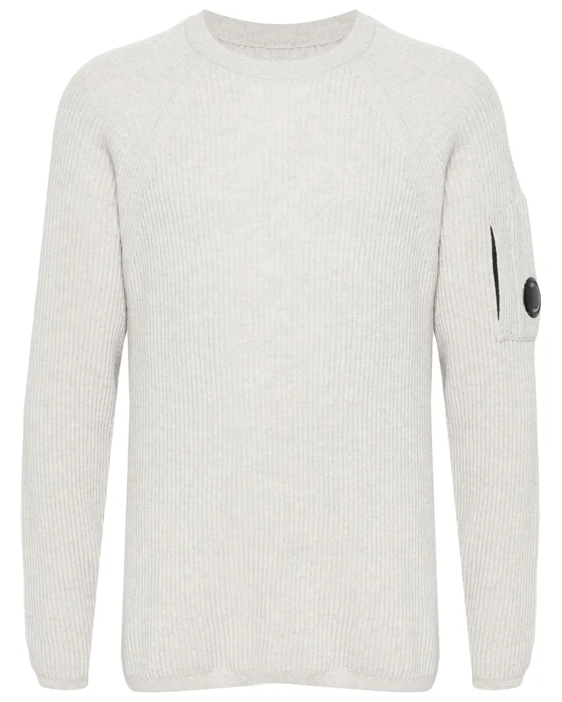 C.P. Company Lambswool Grs Crew Neck voller Strick 