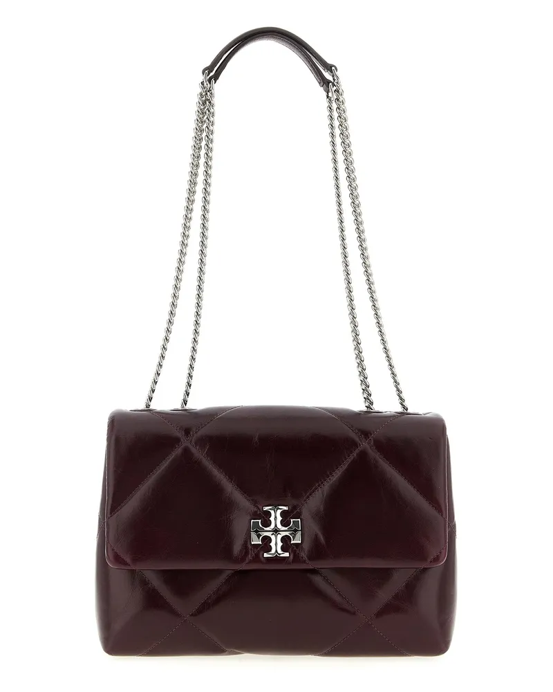 Tory Burch Kira Diamond' mittlerer Umhängetasche Bordeaux
