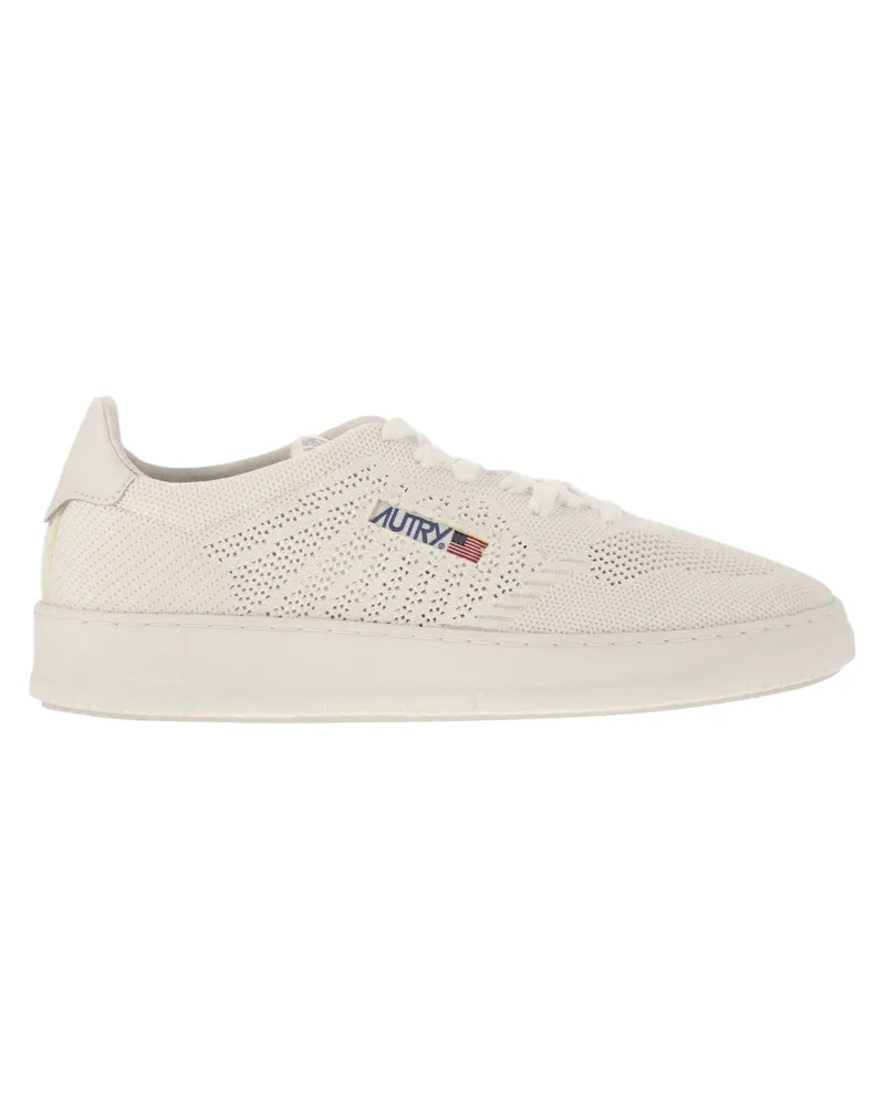 AUTRY Easednit Perforated Stoff Trainer White