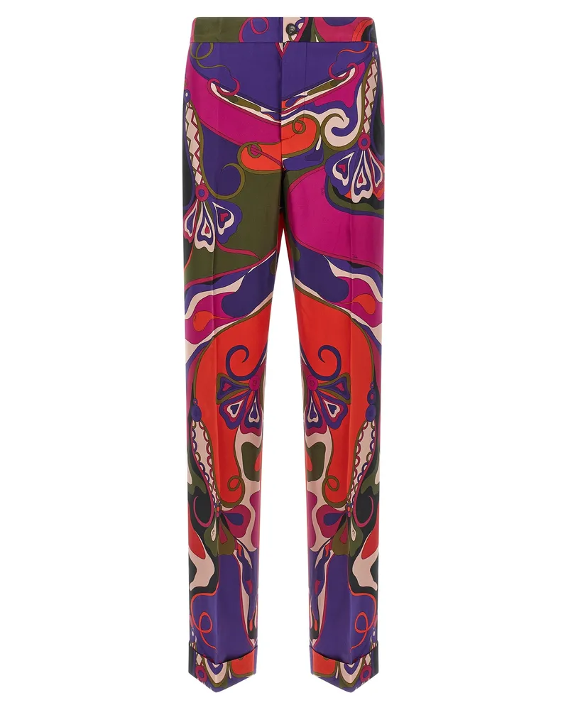 Emilio Pucci gemusterte Hosen Multicolor
