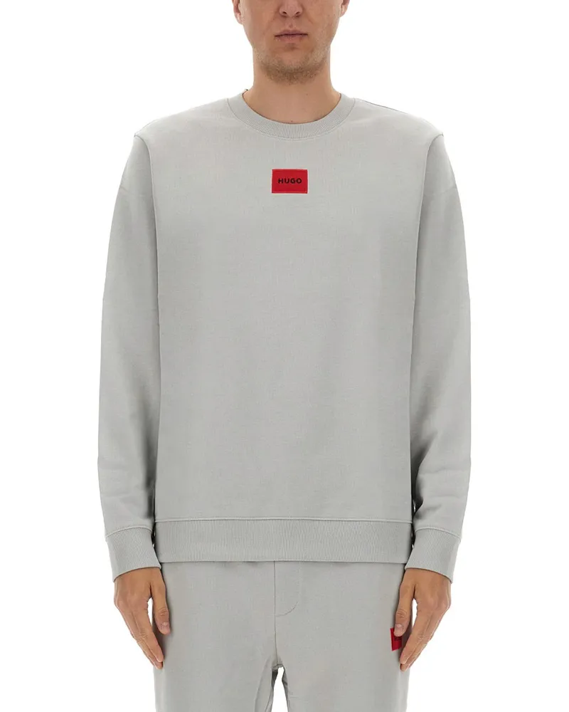 HUGO BOSS Sweatshirt mit Logo Grey