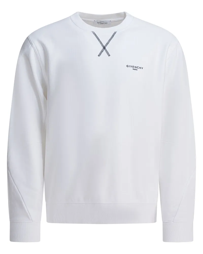 Givenchy Couture Seam“ Rundhals-Sweatshirt White