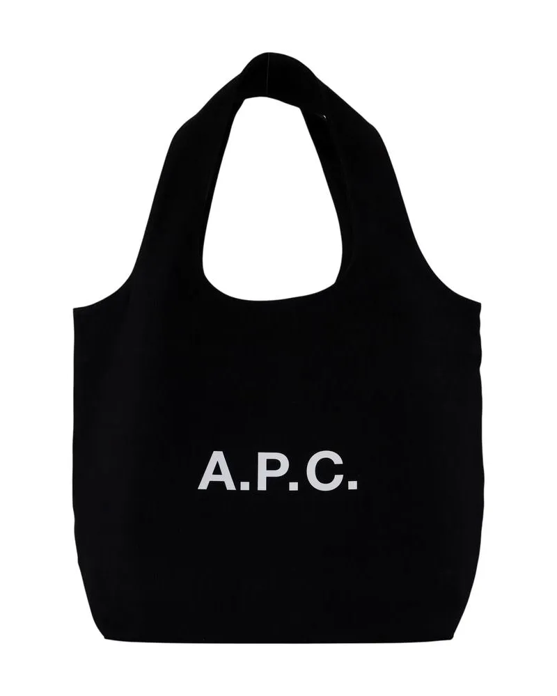A.P.C. Ninon Shopper Bag  Synthetischer Schwarz Schwarz