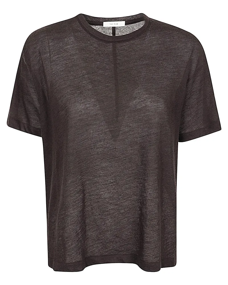 The Row Die Reihe Lila Cashmere Top Brown
