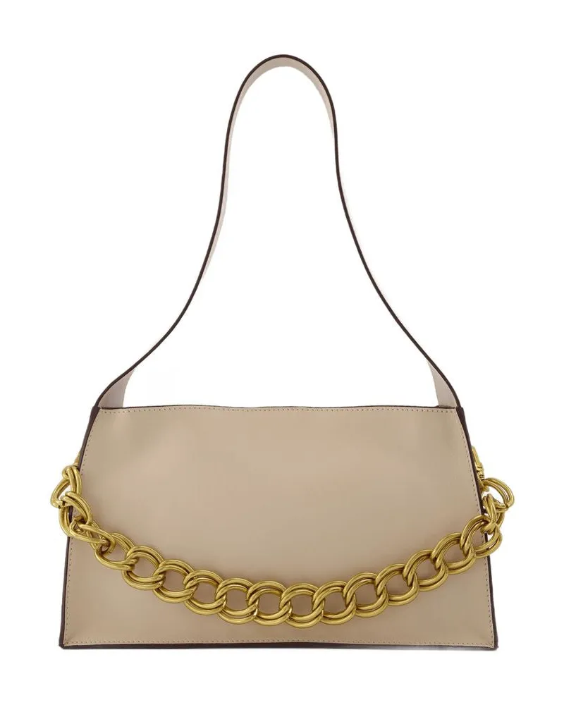 Manu Atelier Kesme -Tasche in Elfenbeinleder Beige