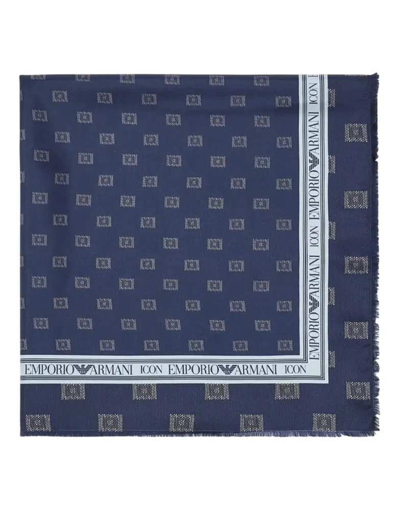 Emporio Armani Schals blau Blue