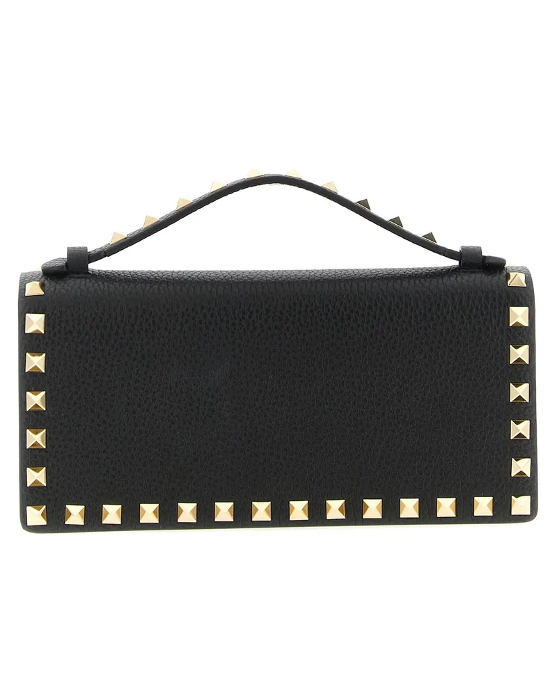 Valentino Garavani Valentino Garavani „Rockstud“-Geldbörse mit Kette Black