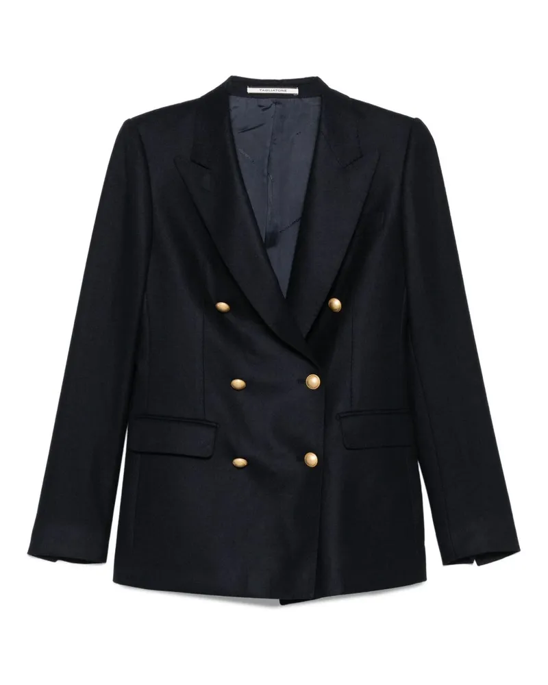 Tagliatore Woll -Doppelbrustjacke Blue