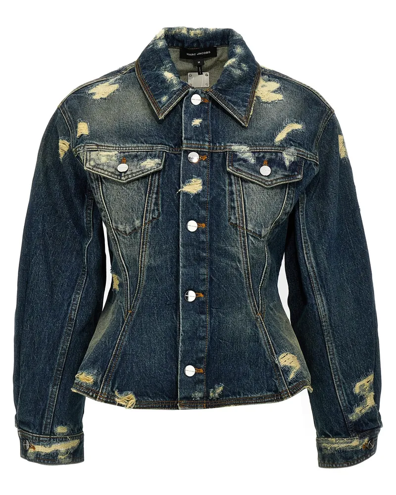 Marc Jacobs The Rip and Repair geriffete Jeansjacke' Jacke 'Jacke Blue