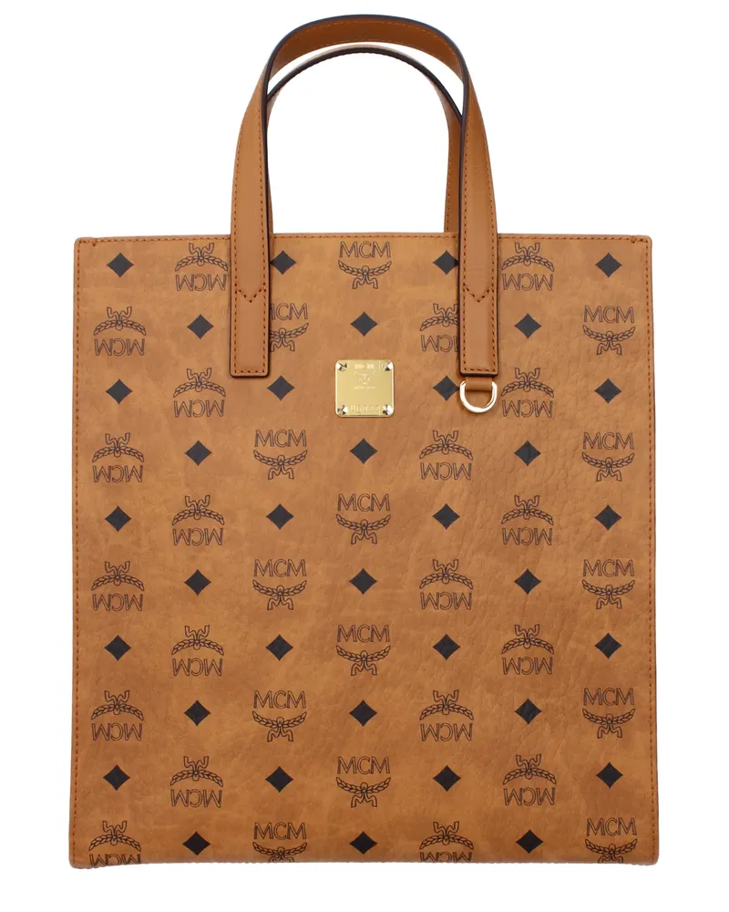 MCM Männer 's Handtaschen Braun und Cognac Leder -