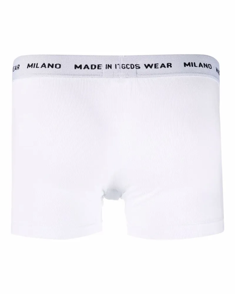 GCDS Logo -Waistbandboxer White