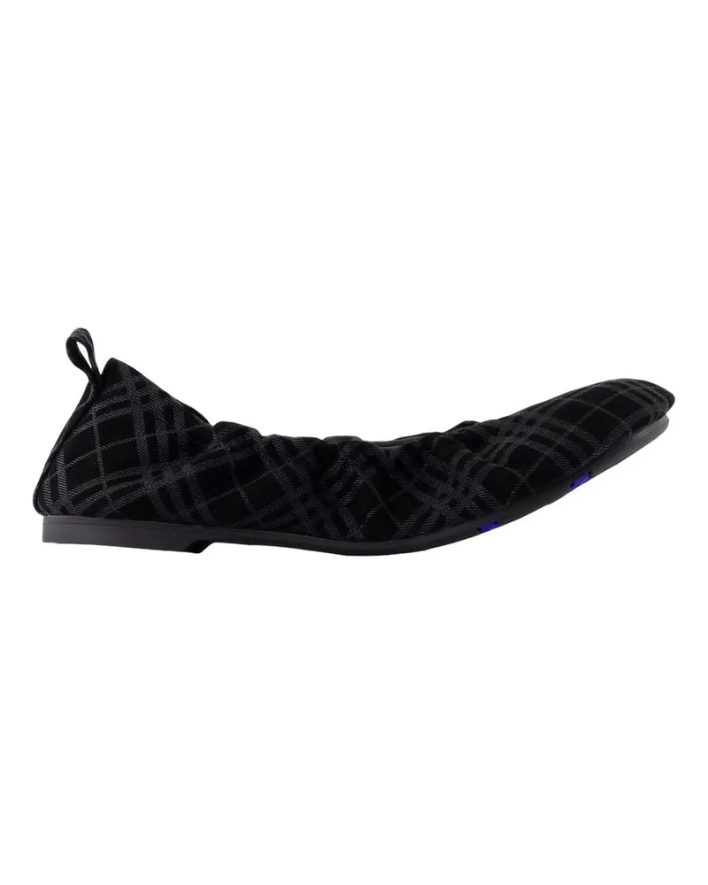 Burberry Baby Ballerinas  Leder schwarz Black