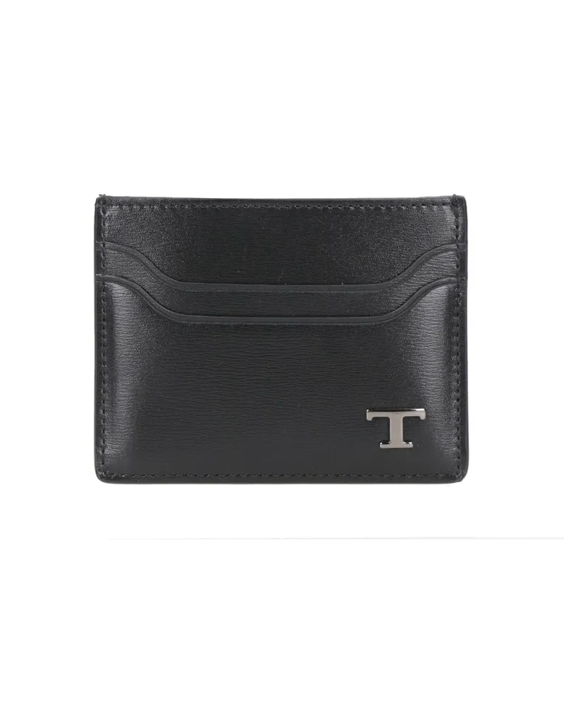 TOD'S Tod 's Brieftaschen schwarz Black