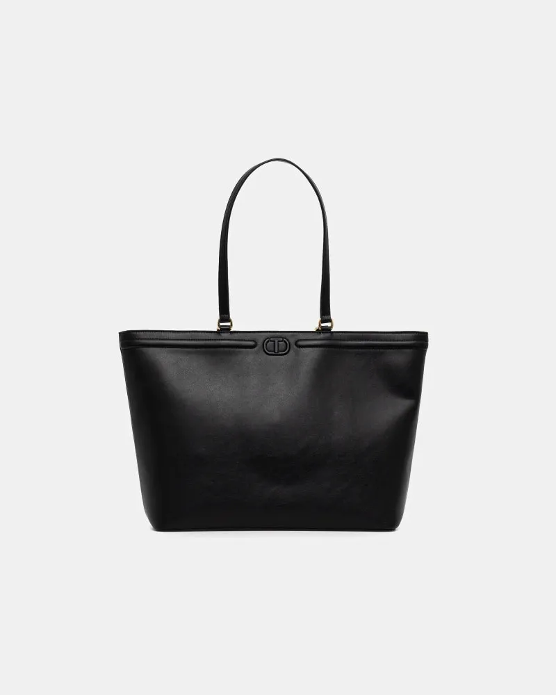 Twin-Set Twin -Set -Einkaufstasche Black