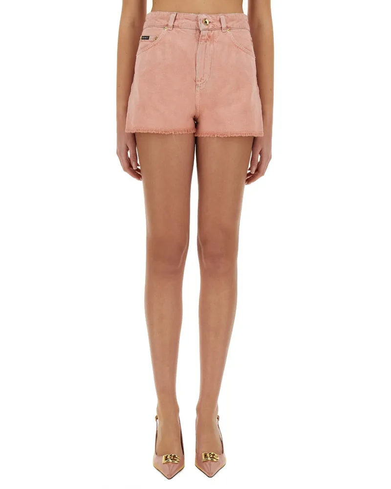 Dolce & Gabbana Denim Shorts Pink