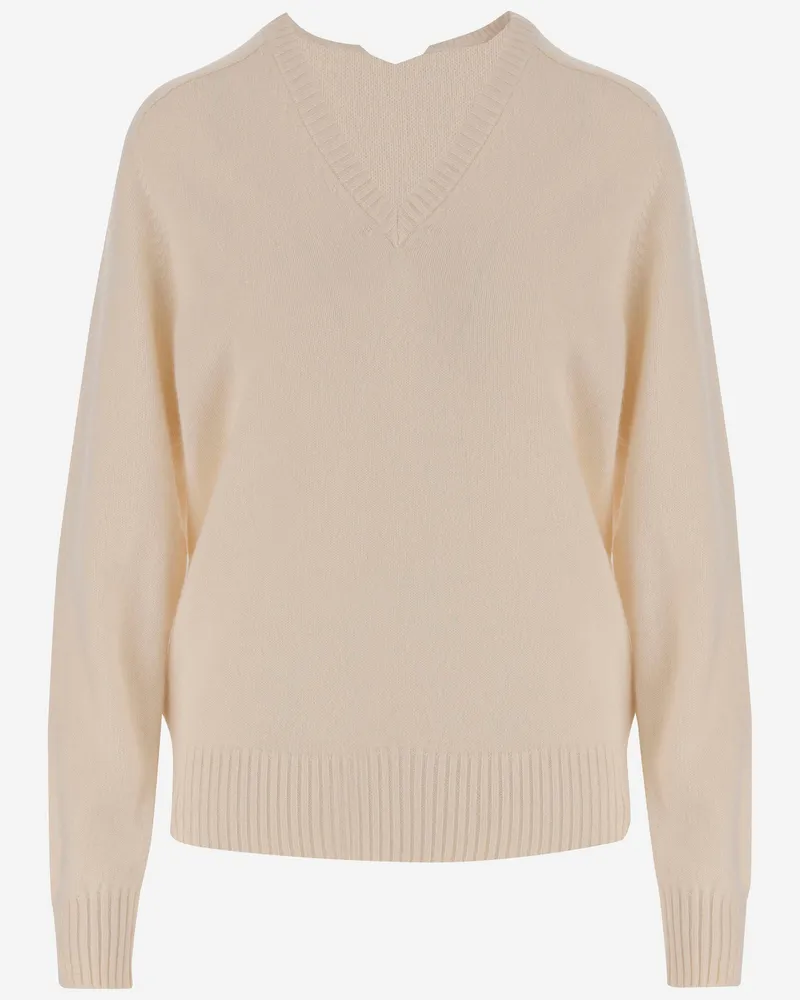 Carven Cashmere Pullover Ivory