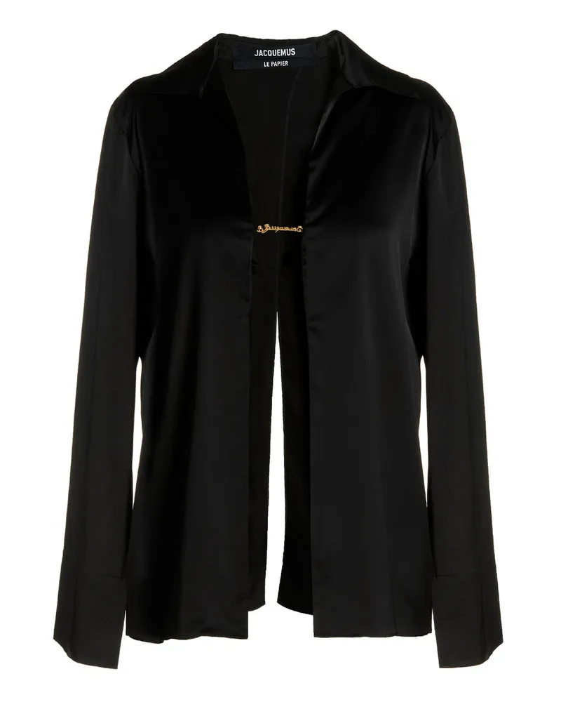 Jacquemus Le Chemise Notte' Hemd Black