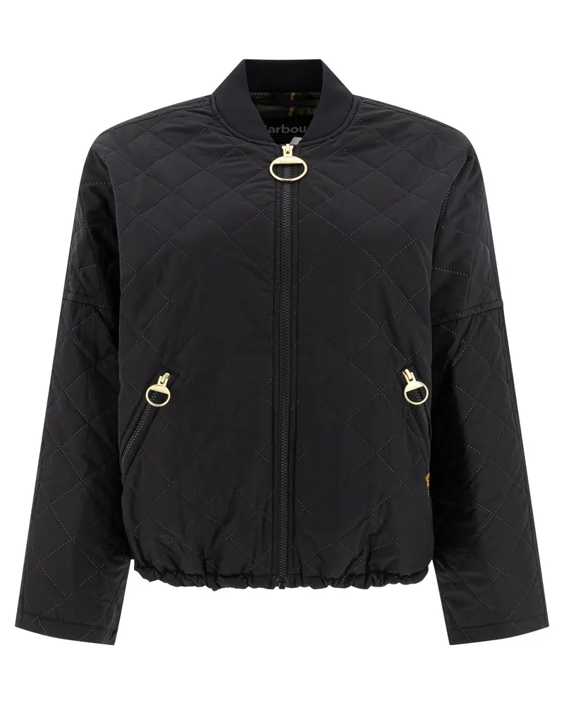 Barbour Emlyn“ gesteppte Bomberjacke Black
