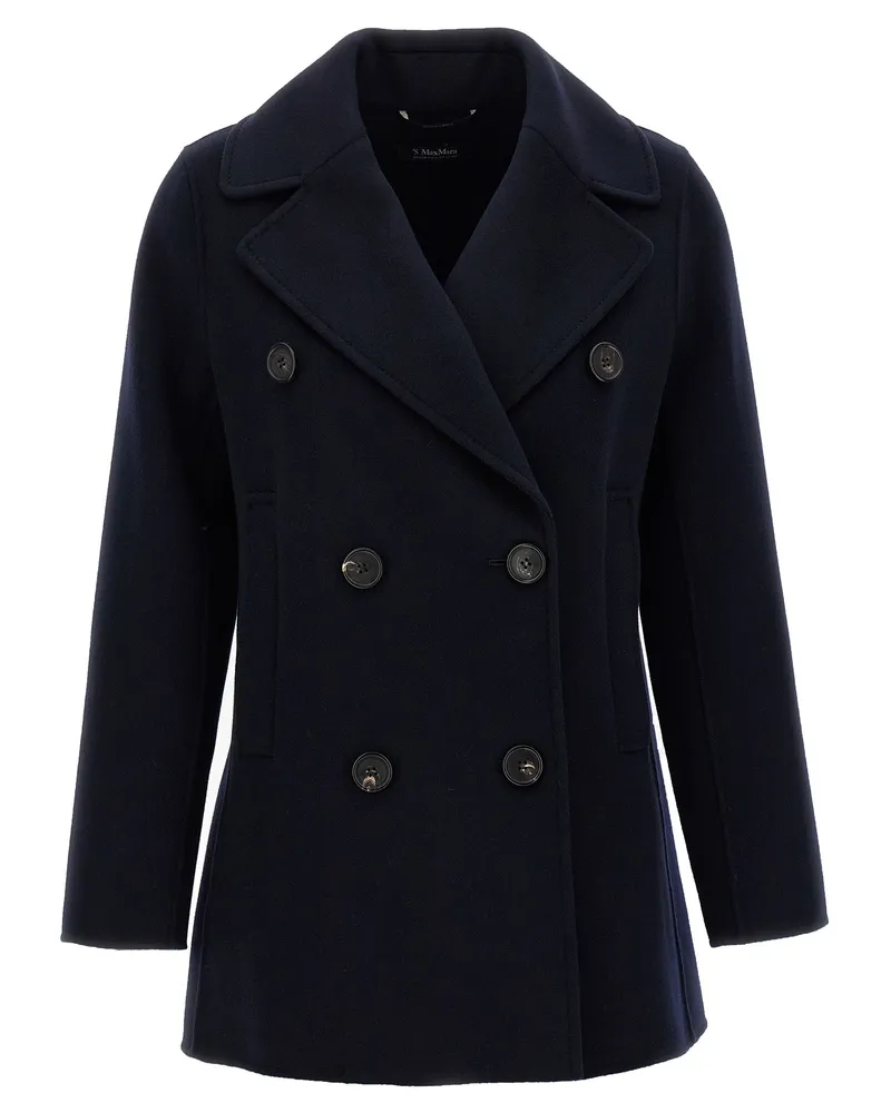 Max Mara Caban' Mantel Blue