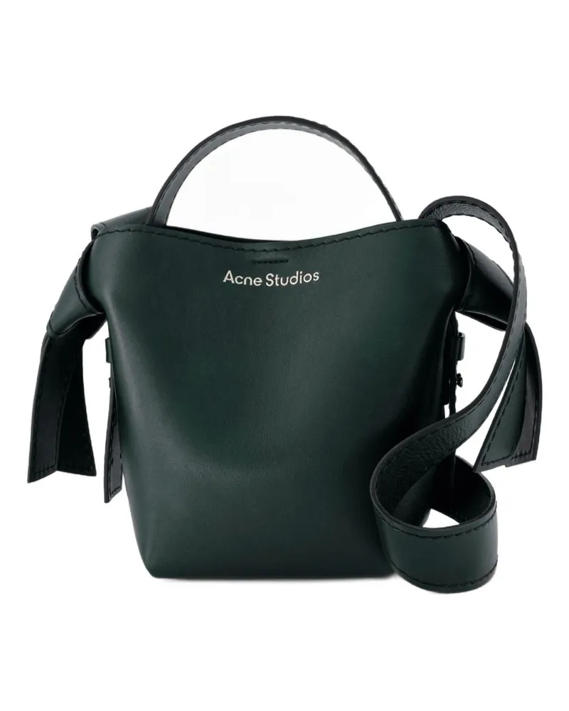 Acne Studios FN WN Bags000453 Crossbody  Ledergrün Grün