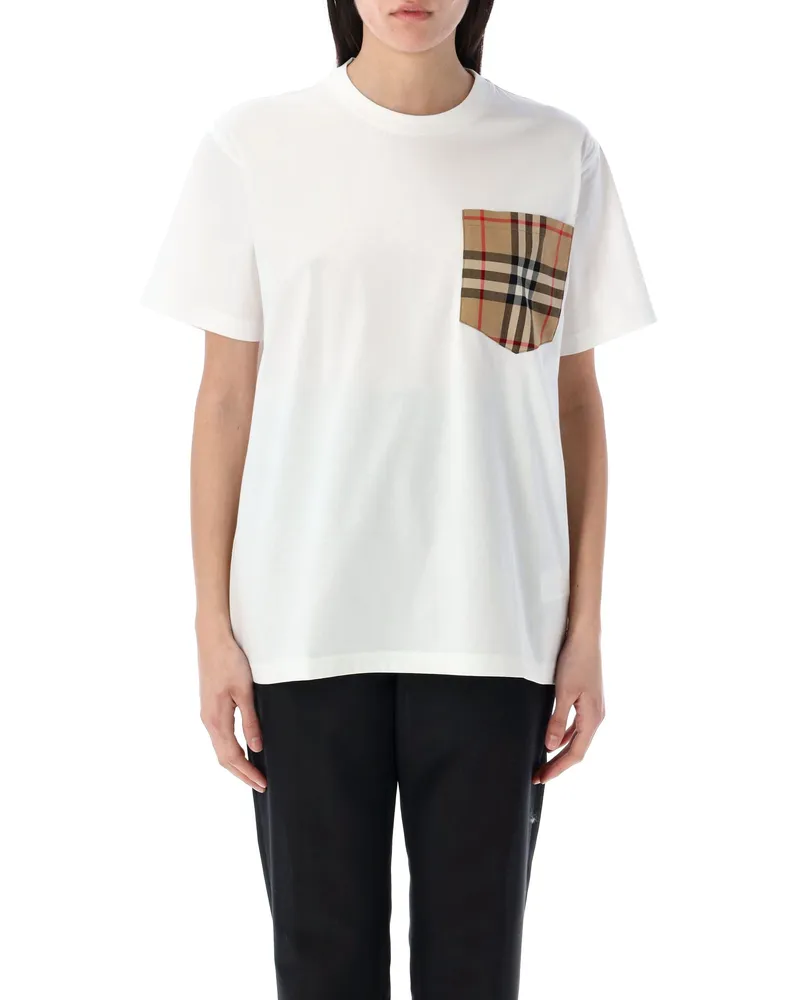 Burberry T -Shirts und Polos weiß White