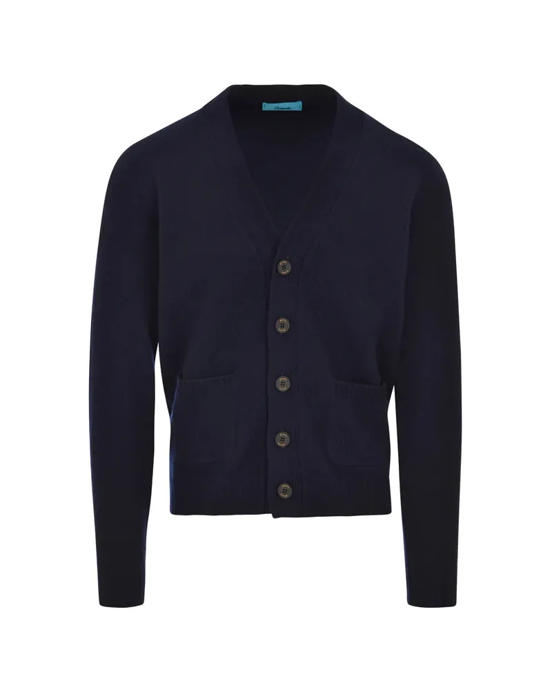 Drumohr  Cardigan V Blue