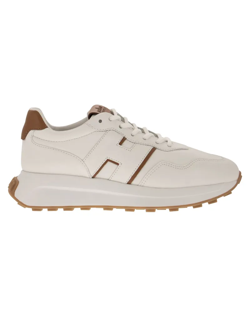 Hogan H641 Leder Trainer Weiss