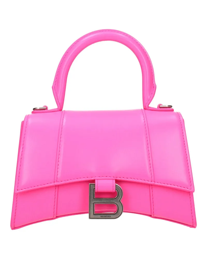 Balenciaga Damens Handtaschen Rosa Leder/Fluoreszierendes Rosa -