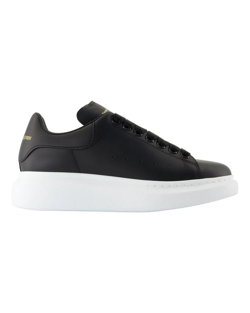 Alexander McQueen Sneaker übergroße Alexander MC Queen Leder schwarz übergroß Black