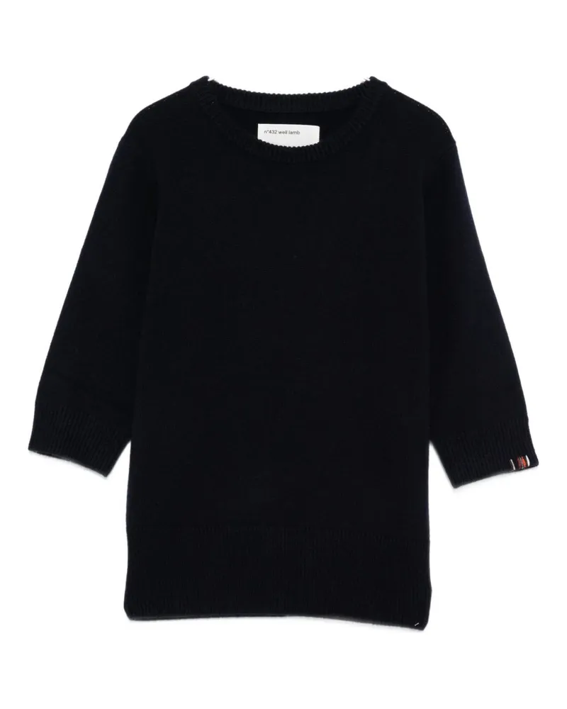 extreme cashmere Extremer Kaschmir -Kaschmir -Crewneck -Pullover Blue