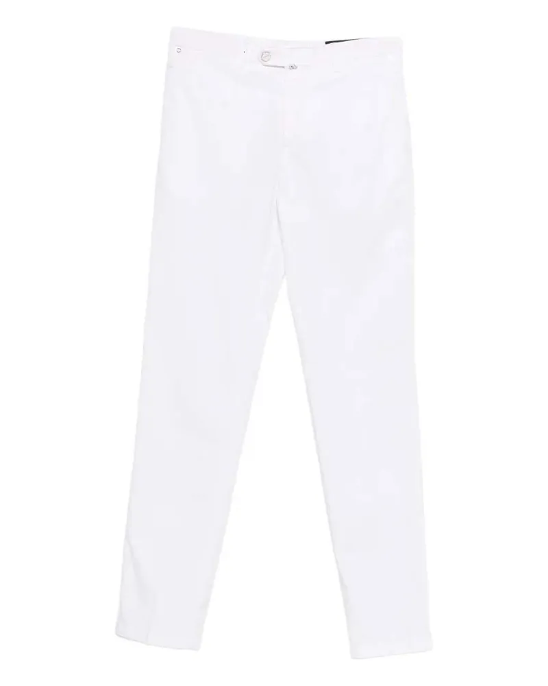 Kiton Hose mit Knöpfen Bianco