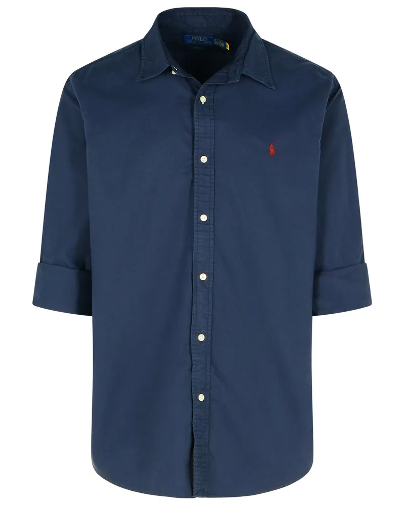 Ralph Lauren Blue Baumwollhemd Blue