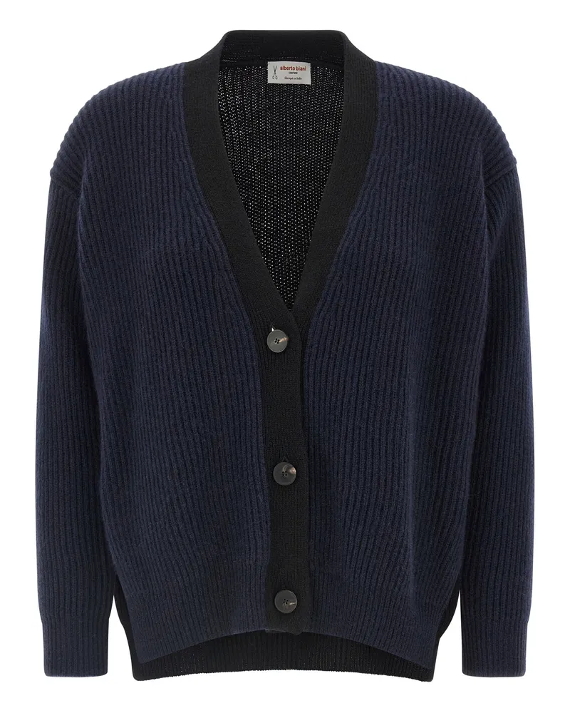 Alberto Biani Zwei -Ton -Strickjacke Multicolor