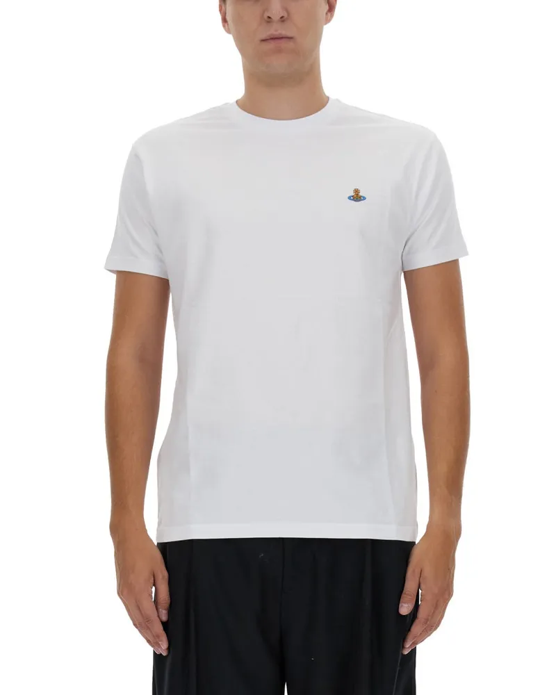 Vivienne Westwood Orb Logo T -Shirt White
