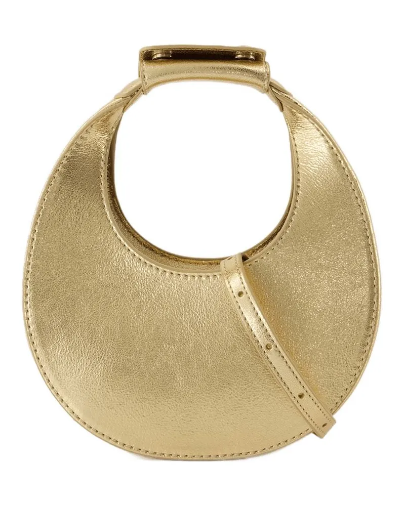 STAUD Gute Nacht Moon Bag  Leder Gold Gold