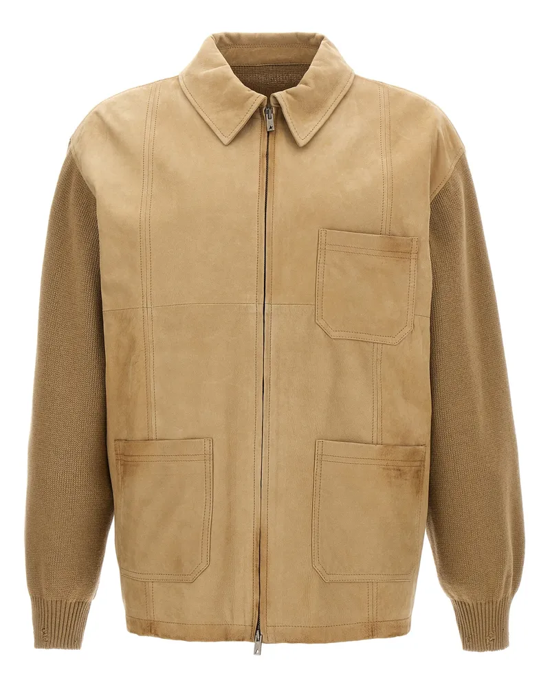 Golden Goose Golden Gans 'Neil' Jacke Beige