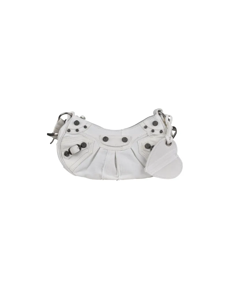 Balenciaga Cagole Xs Tasche White