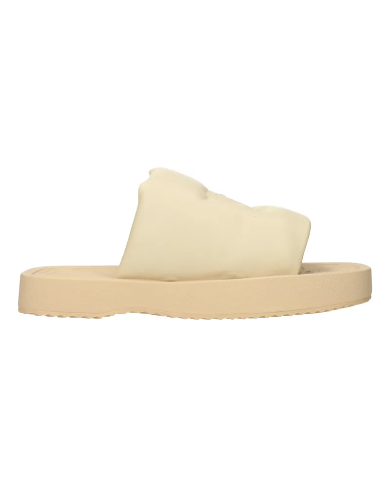 Burberry Pantoletten und Clogs Damens Leder Beige/Butter -