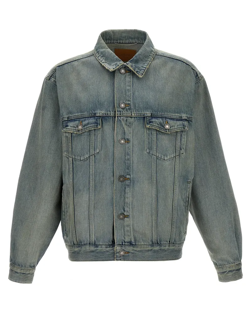 Saint Laurent Trucker“-Jacke Blue