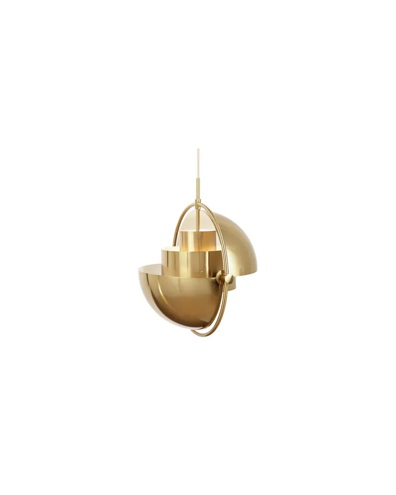 Gubi Pendelleuchte Multi-Lite - Gold - Metall - Designer Louis Weisdorf 