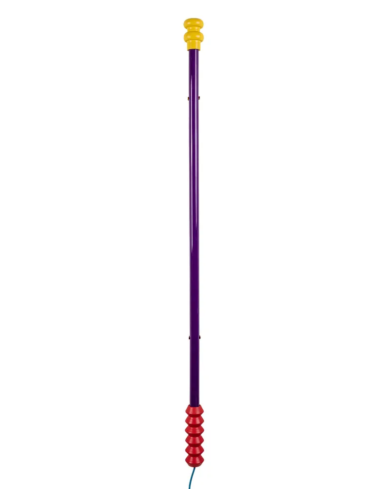 Seletti Wandleuchte mit Stromkabel Linea - Blau - Plastik - Designer BBMDS 