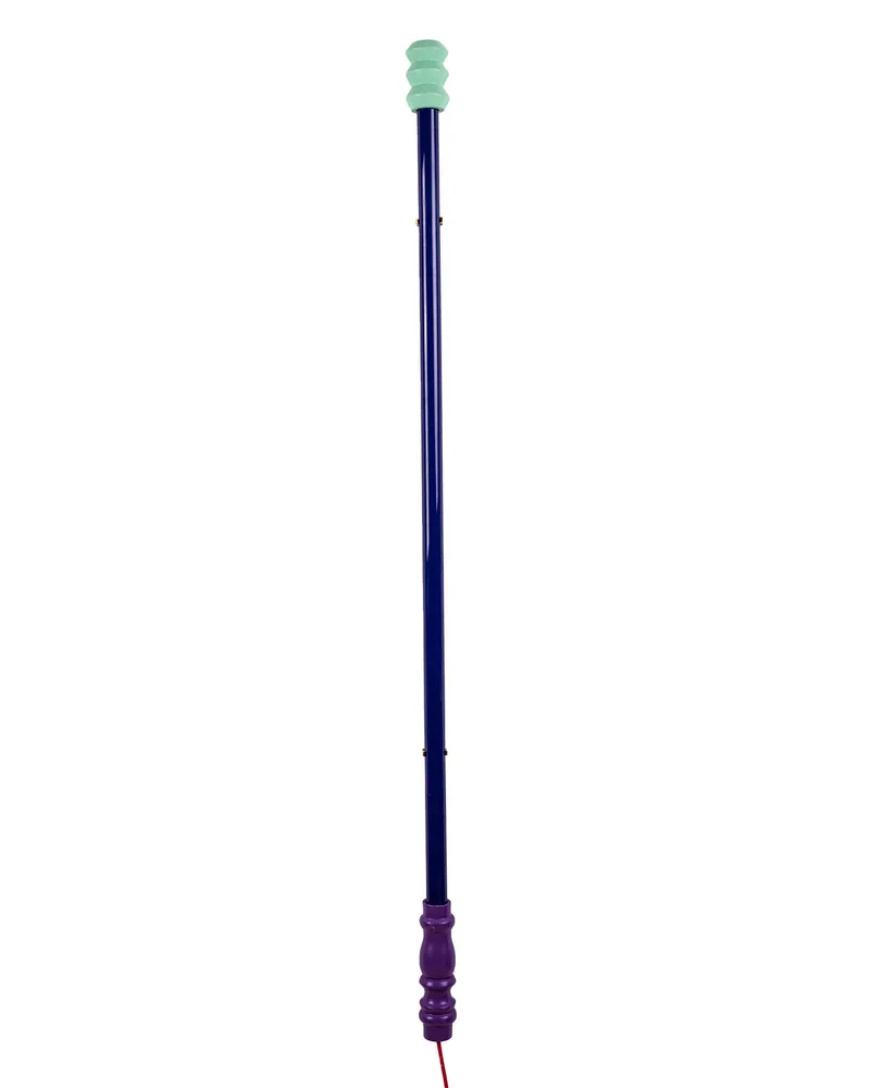 Seletti Wandleuchte mit Stromkabel Linea - Blau - Plastik - Designer BBMDS 
