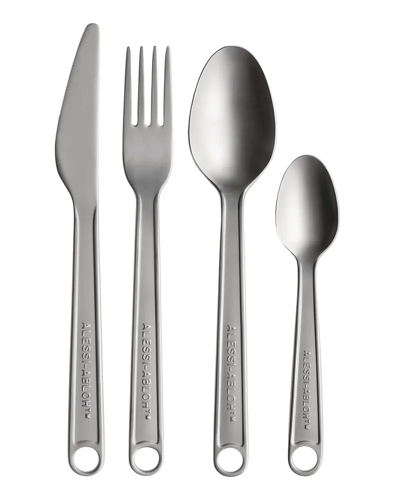 Alessi Besteck Set Abloh - Metall - rostfreier Stahl - Designer Virgil Abloh 
