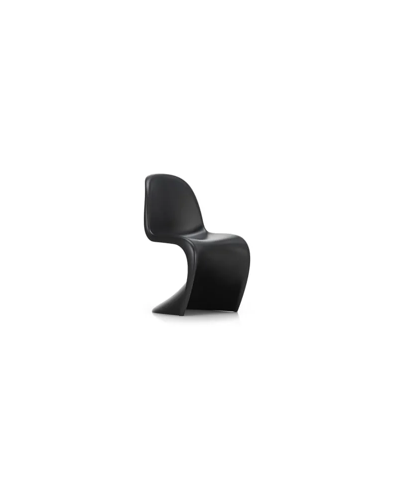 Vitra Stuhl Panton Chair - Schwarz - Gefärbtes Polypropylen - Designer Verner Panton 