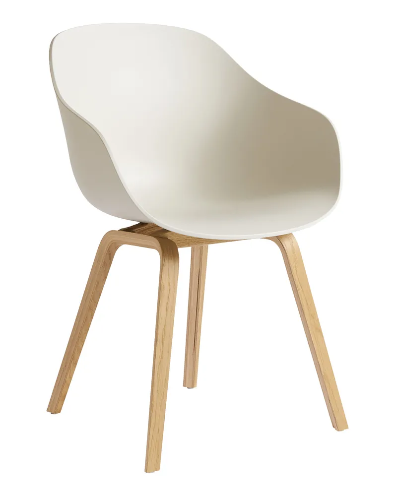 Hay Sessel About a chair - Beige - Recyceltes Polypropylen - Designer Hee Welling 