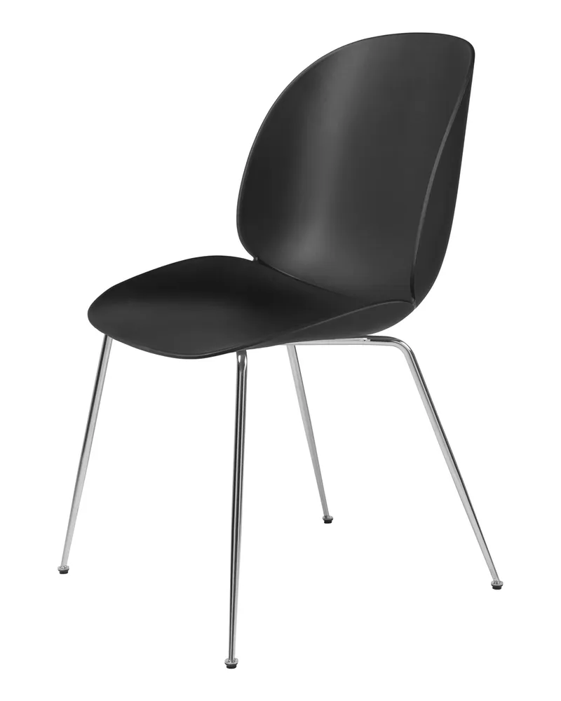 Gubi Stuhl Beetle - Grau - Recyceltes Polypropylen - Designer GamFratesi 