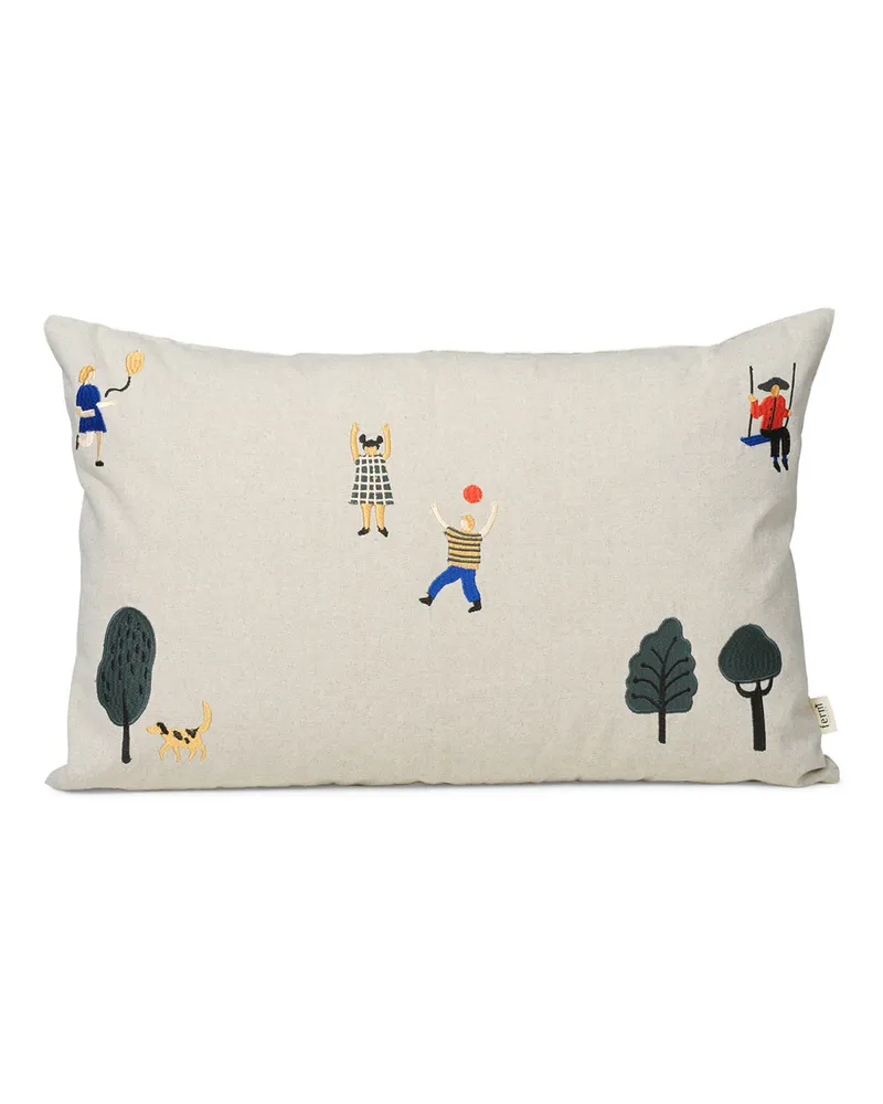 ferm LIVING Kissen Coussins Kids - Weiß - Baumwolle GOTS - Designer Trine Andersen 