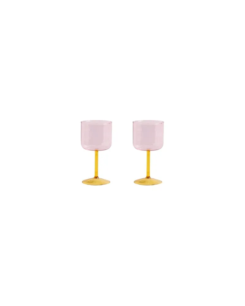 Hay Weinglas tint - Rosa - Borosilikatglas 